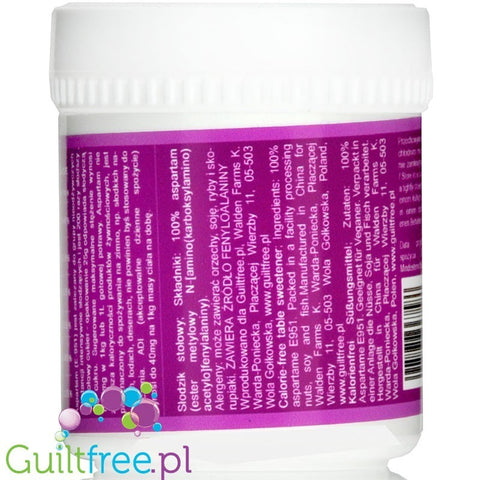 FITgridients Aspartame 25g - czysty aspartam bez wypełniaczy E-951 by FITgridients (fitgridients-aspartame-25g-czysty-aspartam-bez-wypelniaczy-e-951)