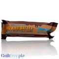 Baton proteinowy Guiltfree Barebells Brownie Batter w brązowym opakowaniu z czekoladowym motywem