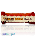 Baton proteinowy Guiltfree Barebells Chocolate Spread w czerwono-kremowym opakowaniu z informacją o 15g białka