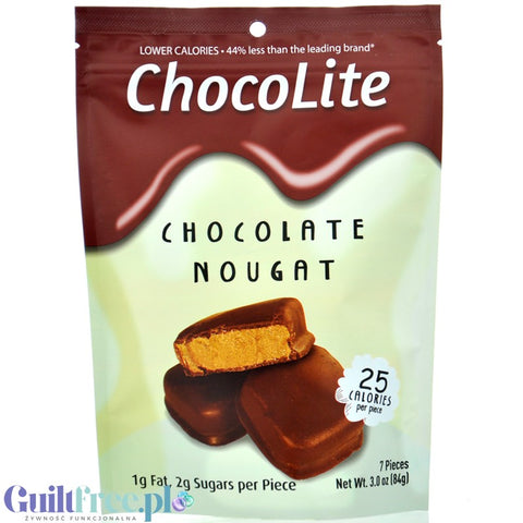 Healthsmart Sweet Nothings Chocolite Nougat - czekoladki niskotłuszczowe z nadzieniem nugatowym by HealthSmart Foods (healthsmart-sweet-nothings-chocolite-nougat-czekoladki-niskotluszczowe-z-nadzieniem-nugatowym)