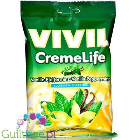 Vivil Cremelife Peppermint - cukierki bez cukru Mięta & Śmietanka by Vivil (vivil-cremelife-vanilla-peppermint-cukierki-bez-cukru-mieta-wanilia-smietanka)