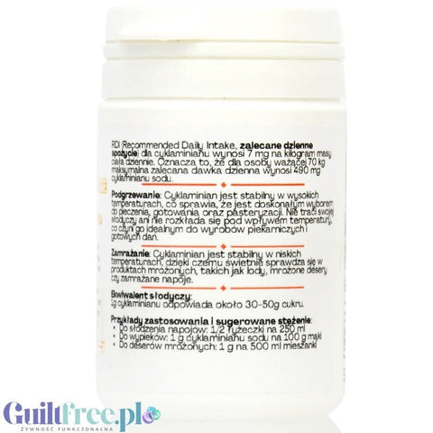 FITgridients Sodium Cyclamate - czysty cyklaminian sodu bez wypełniaczy E-952 by FITgridients (fitgridients-sodium-cyclamate-czysty-cyklaminian-sodu-bez-wypelniaczy-e-952)