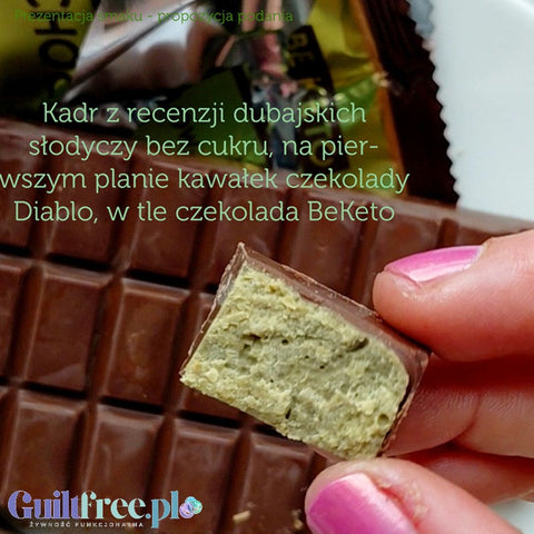 Diablo Dubai Chocolate 200g - czekolada dubajska bez dodatku cukru z pistacjami i knafeh by Diablo (diablo-dubai-chocolate-200g-czekolada-dubajska-bez-dodatku-cukru-z-pistacjami-i-knafeh)