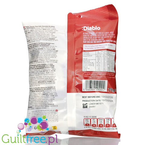 Diablo Butter Sweets - śmietankowe karmelki cukierki bez cukru 11kcal by Diablo (diablo-butter-sweets-smietankowe-karmelki-cukierki-bez-cukru-11kcal)