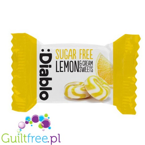 Diablo śmietankowo-cytrynowe cukierki bez cukru 11kcal by Diablo (diablo-smietankowo-cytrynowe-cukierki-bez-cukru-12kcal)