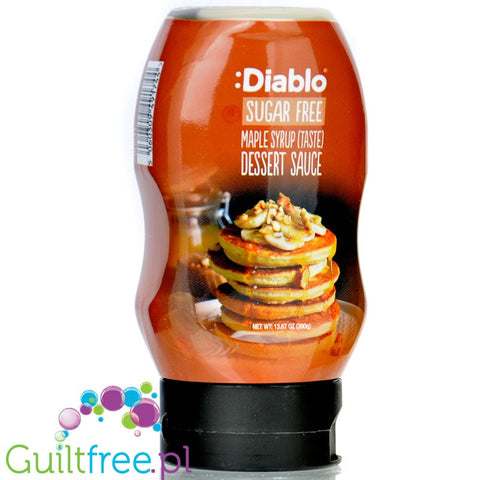 Diablo Dessert Sauce Maple - bardzo gęsty sos deserowy bez cukru, smak Klonowy by Diablo (diablo-dessert-sauce-maple-bardzo-gesty-sos-deserowy-bez-cukru-smak-klonowy)