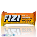 Baton proteinowy Guiltfree Fizi Mango & Coco Chill w pomarańczowym opakowaniu, wegańska przekąska bez glutenu