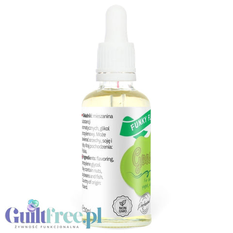 Funky Flavors Basic Gooseberry 30ml - agrestowe kropelki aromatyzujące bez cukru, słodzików i kalorii by Funky Flavors (funky-flavors-basic-gooseberry-30ml-agrestowe-kropelki-aromatyzujace-bez-cukru-slodzikow-i-kalorii)
