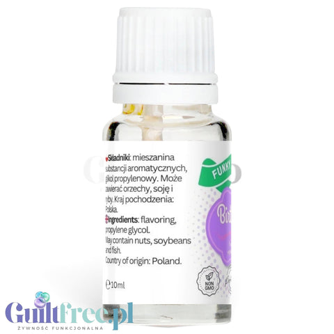 Funky Flavors Basic Birthday Cake 10ml - kropelki aromatyzujące do potraw, bez cukru, słodzików i kalorii by Funky Flavors (funky-flavors-basic-birthday-cake-10ml-kropelki-aromatyzujace-do-potraw-bez-cukru-slodzikow-i-kalorii)