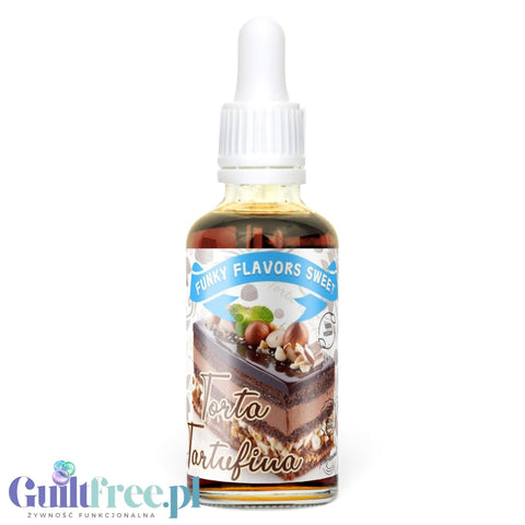 Funky Flavors Sweet Tartufina - kropelki słodzące o smaku włoskiego tortu pralinowego z czekoladą i orzechami by Funky Flavors (funky-flavors-sweet-tartufina)