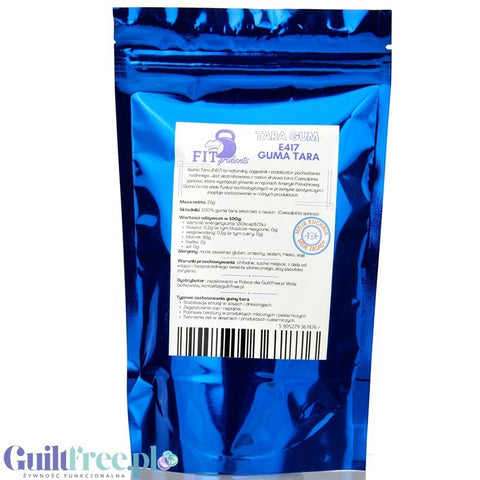FITgridients Guma Tara E-417 25g - naturalna substancja zagęszczająca, żelująca & kremująca z nasion drzewa tara by FITgridients (fitgridients-guma-tara-e-417-25g-naturalna-substancja-zageszczajaca-zelujaca-kremujaca-z-nasion-drzewa-tara)