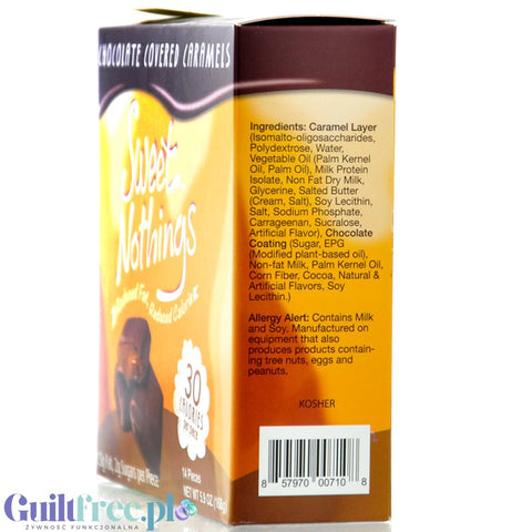 Healthsmart Sweet Nothings Chocolate Caramels - czekoladki karmelowe o obniżonej zawartości tłuszczu by HealthSmart Foods (healthsmart-sweet-nothings-chocolate-covered-caramels)