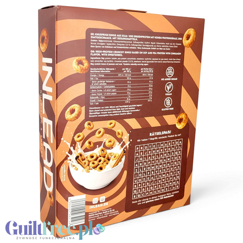 Inlead Protein Loops Cinnamon Flavor - wegańskie proteinowe kółeczka śniadaniowe bez cukru i glutenu by InLead (inlead-protein-loops-cinnamon-flavor-weganskie-proteinowe-koleczka-sniadaniowe-bez-cukru-i-glutenu)