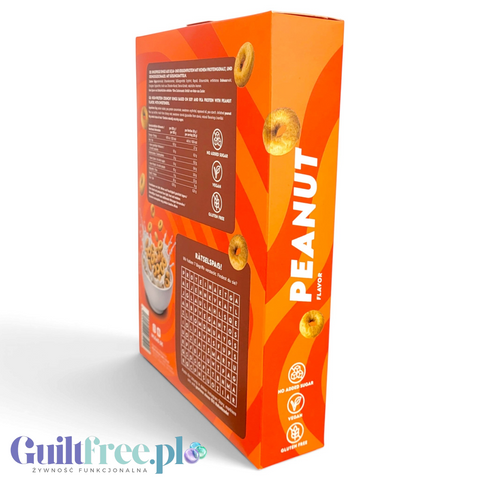 Inlead Protein Loops Peanut Flavor - wegańskie proteinowe kółeczka śniadaniowe bez cukru i glutenu by InLead (inlead-protein-loops-peanut-flavor-weganskie-proteinowe-koleczka-sniadaniowe-bez-cukru-i-glutenu)