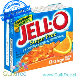 JellO Orange - galaretka 10kcal zero cukru, , instant, smak pomarańczowy by Jell-O (galaretka-pomaranczowa-10kcal-zero-cukru)