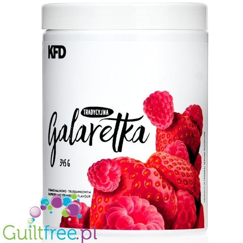 KFD Galaretka Malina & Truskawka, dietetyczna galaretka bez cukru 50 porcji x 18kcal by KFD (kfd-dietetyczna-galaretka-az-50-porcji-malina-truskawka)