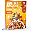 Pudełko Guiltfree Magic Spoon Protein Cereal o smaku S'mores z kakaowymi płatkami i piankami marshmallow