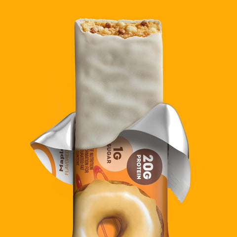 ONE Bar Maple Glazed Doughnut - baton białkowy bez cukru by ONE Bar (aka OhYeah! ISS Research)) (ohyeah-one-maple-glazed-doughnut)