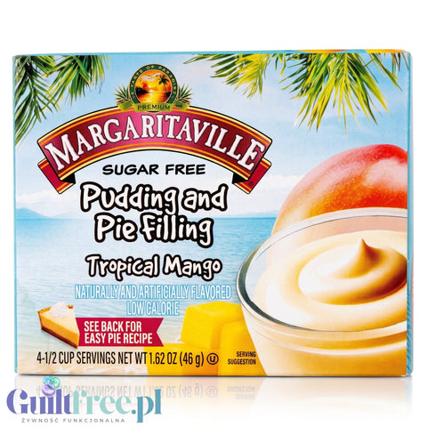 Margaritaville Pudding & Pie Filing Tropical Mango - budyń instant bez cukru i tłuszczu o smaku Mango by Jell-O (margaritaville-pudding-and-pie-filing-tropical-mango-budyn-instant-bez-cukru-i-tluszczu-o-smaku-mango)