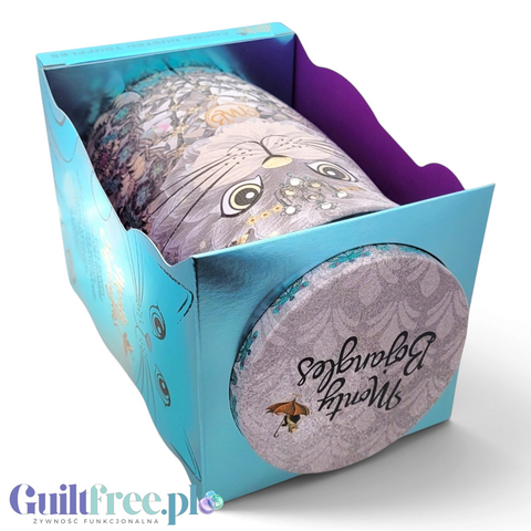 Guiltfree Monty Bojangles Diamond Empress trufle w ozdobnej metalowej puszce z kocim motywem i kryształkami