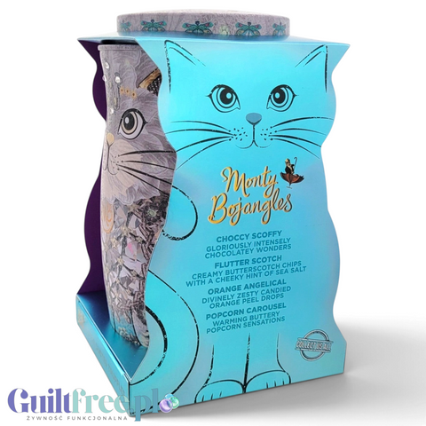 Guiltfree Monty Bojangles Diamond Empress Truffle Selection w ozdobnej puszce z kryształkami i opalizującym pudełku