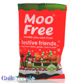 Guiltfree Moo Free Festive Friends wegańskie figurki z czekolady bez mleka, glutenu i orzechów w świątecznym opakowaniu