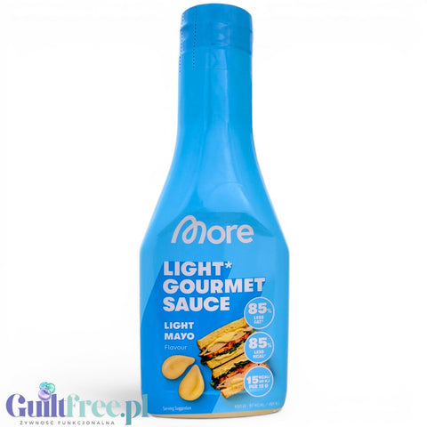 More Nutrition Light Gourmet Sauce, Light Mayo - sos majonezowy 85% mniej tłuszczu i kalorii by More Nutrition (more-nutrition-light-gourmet-sauce-light-mayo-sos-majonezowy-85-mniej-tluszczu-i-kalorii)