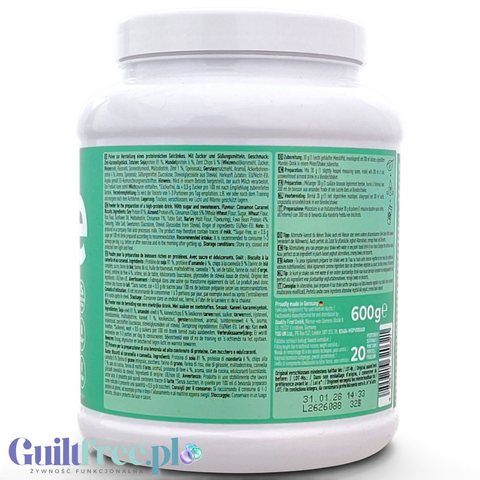 More Nutrition Total Vegan Protein Cinnalicious 0,6kg - wegańska odżywka białkowa, smak Płatki Cynamonowe by More Nutrition (more-nutrition-total-vegan-protein-cinnalicious-06kg-weganska-odzywka-bialkowa-smak-platki-cynamonowe)