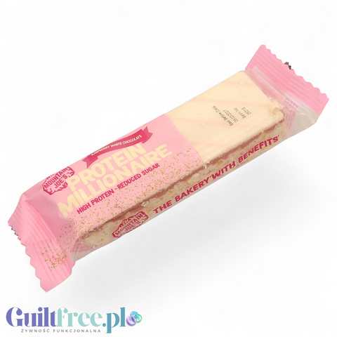 Mountain Joe's Protein Millionaire Raspberry White Chocolate - proteinowa krajanka Biała Czekolada & Maliny by Mountain Joe's (mountain-joe-s-protein-millionaire-raspberry-white-chocolate-proteinowa-krajanka-biala-czekolada-maliny)