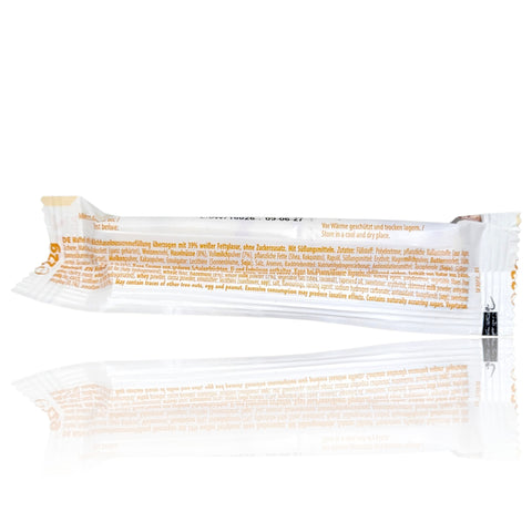 Guiltfree NEOH Crispy Cream White, chrupiący wafelek bez cukru w białej polewie, widok na opakowanie z tyłu