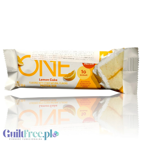 ONE Bar Lemon Cake - niskowęglowodanowy baton proteinowy, Ciasto Cytrynowe by ONE Bar (aka OhYeah! ISS Research)) (ohyeah-one-lemon-cake-protein-bar)