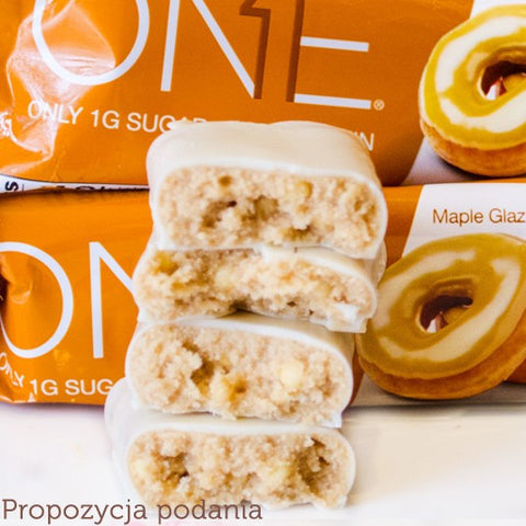 ONE Bar Maple Glazed Doughnut - baton białkowy bez cukru by ONE Bar (aka OhYeah! ISS Research)) (ohyeah-one-maple-glazed-doughnut)