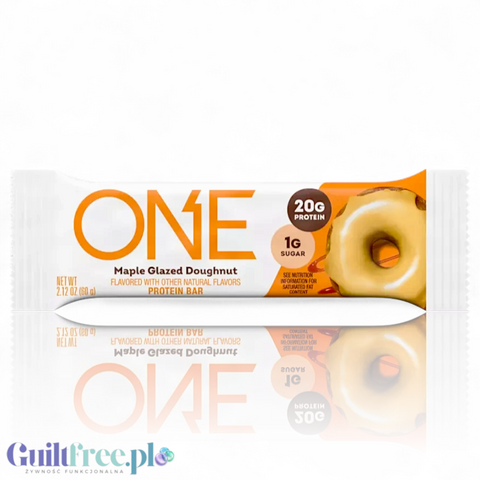 ONE Bar Maple Glazed Doughnut - baton białkowy bez cukru by ONE Bar (aka OhYeah! ISS Research)) (ohyeah-one-maple-glazed-doughnut)
