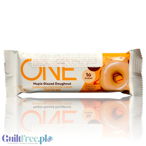 ONE Bar Maple Glazed Doughnut - baton białkowy bez cukru by ONE Bar (aka OhYeah! ISS Research)) (ohyeah-one-maple-glazed-doughnut)