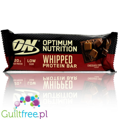 Optimum Nutrition, Whipped Bar Chocolate Caramel - baton białkowy z masą a la ptasie mleczko, karmelem i czekoladą by Optimum Nutrition (optimum-nutrition-optimum-bar-chocolate-caramel)