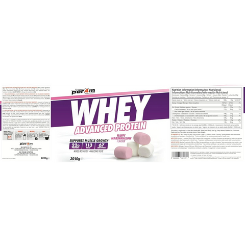 Guiltfree odżywka białkowa Per4M Whey Advanced Protein o smaku pianek marshmallow w opakowaniu 2010g