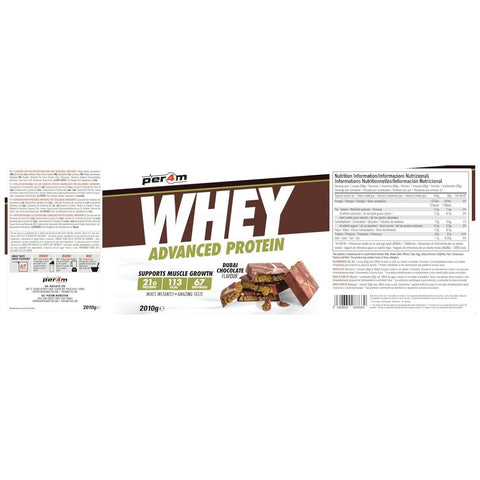 Guiltfree odżywka białkowa Per4M Whey Advanced o smaku czekolady z daktylami w opakowaniu 2010g