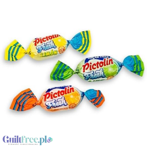 Pictolin Fresh landrynki bez cukru (Cytryna, Pomarańcza, Limonka) 1 kg by Pictolin (pictolin-fresh-landrynki-bez-cukru-na-wage)