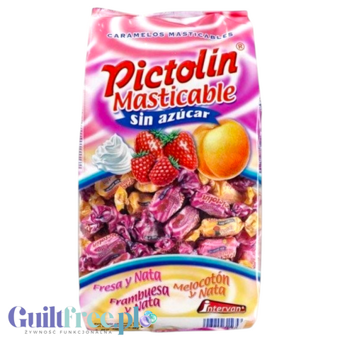 Pictolin Blanditos 1kg - miękkie śmietankowo-owocowe cukierki bez cukru by Pictolin (pictolin-smietankowo-owocowe-cukierki-bez-cukru-do-zucia-na-wage)