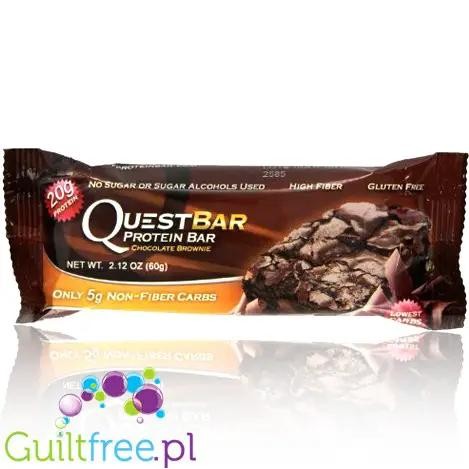 Quest Bar Chocolate Brownie - baton proteinowy Czekoladowe Brownie 20g białka by Quest Nutrition (quest-chocolate-brownie)