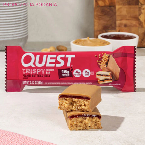 Quest Hero Crispy Protein Bar Peanut Butter & Jelly by Quest Nutrition (quest-hero-crispy-protein-bar-peanut-butter-jelly)