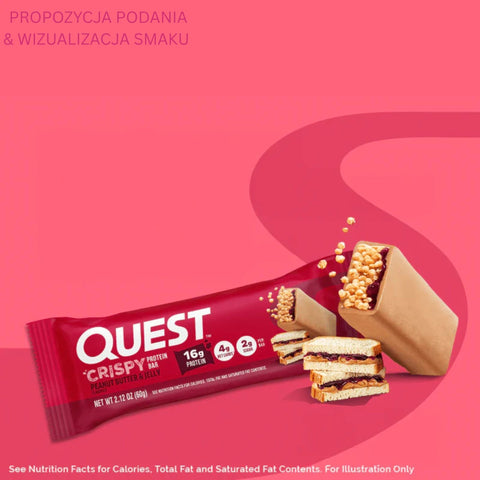 Quest Hero Crispy Protein Bar Peanut Butter & Jelly by Quest Nutrition (quest-hero-crispy-protein-bar-peanut-butter-jelly)