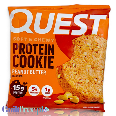 Quest Protein Cookie Peanut Butter - ciastko proteinowe z masłem orzechowym by Quest Nutrition (quest-protein-cookie-peanut-butter)
