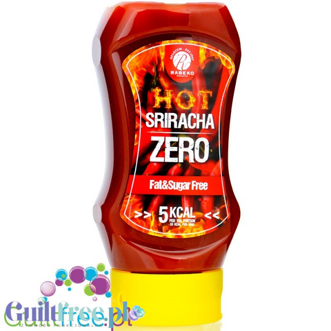 Rabeko Hot Sriracha Zero 350g - ostry sos pomidorowy z przyprawami bez cukru i bez tłuszczu 33 kcal by Rabeko (rabeko-hot-sriracha-zero-350g-ostry-sos-pomidorowy-z-przyprawami-bez-cukru-i-bez-tluszczu-33-kcal)