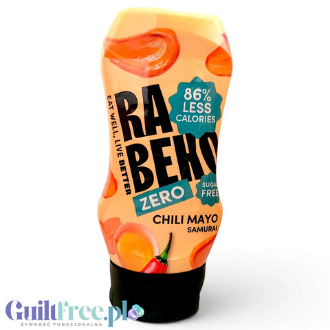Rabeko Samurai Zero 350ml : samurajski kremowo-pikantny majonezowy sos & dip do frytek 59 kcal by Rabeko (rabeko-samurai-zero-350ml-samurajski-kremowo-pikantny-majonezowy-sos-dip-do-frytek-59-kcal)
