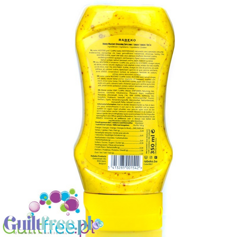 Rabeko Honey Mustard Dressing Zero 350ml - sos o smaku miodowo-musztardowym, bez dodatku cukru by Rabeko (rabeko-honey-mustard-dressing-zero-350ml-sos-o-smaku-miodowo-musztardowym-bez-dodatku-cukru)