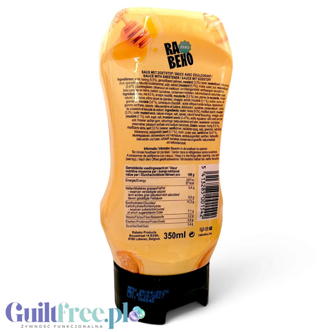 Rabeko Honey Mustard Dressing Zero 350ml - sos o smaku miodowo-musztardowym, bez dodatku cukru by Rabeko (rabeko-honey-mustard-dressing-zero-350ml-sos-o-smaku-miodowo-musztardowym-bez-dodatku-cukru)