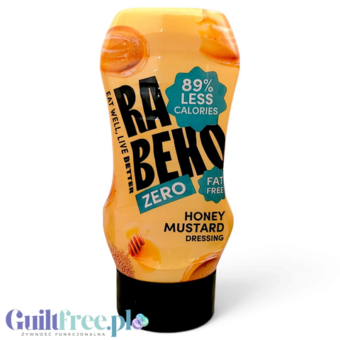 Rabeko Honey Mustard Dressing Zero 350ml - sos o smaku miodowo-musztardowym, bez dodatku cukru by Rabeko (rabeko-honey-mustard-dressing-zero-350ml-sos-o-smaku-miodowo-musztardowym-bez-dodatku-cukru)