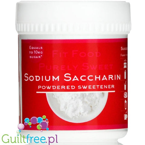 FitGridients Sodium Saccharin - czysty sacharynian sodowy bez wypełniaczy E-954 by FITgridients (fitgridients-sodium-saccharin-czysty-sacharynian-sodowy-bez-wypelniaczy-e-954)