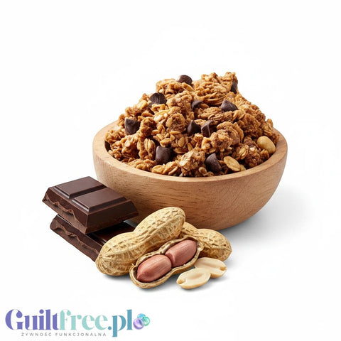 Sante GoON Granola Proteinowa bez dodatku cukru masło orzechowe z czekoladą 300 g by Sante (sante-goon-granola-proteinowa-bez-dodatku-cukru-maslo-orzechowe-z-czekolada-300-g)